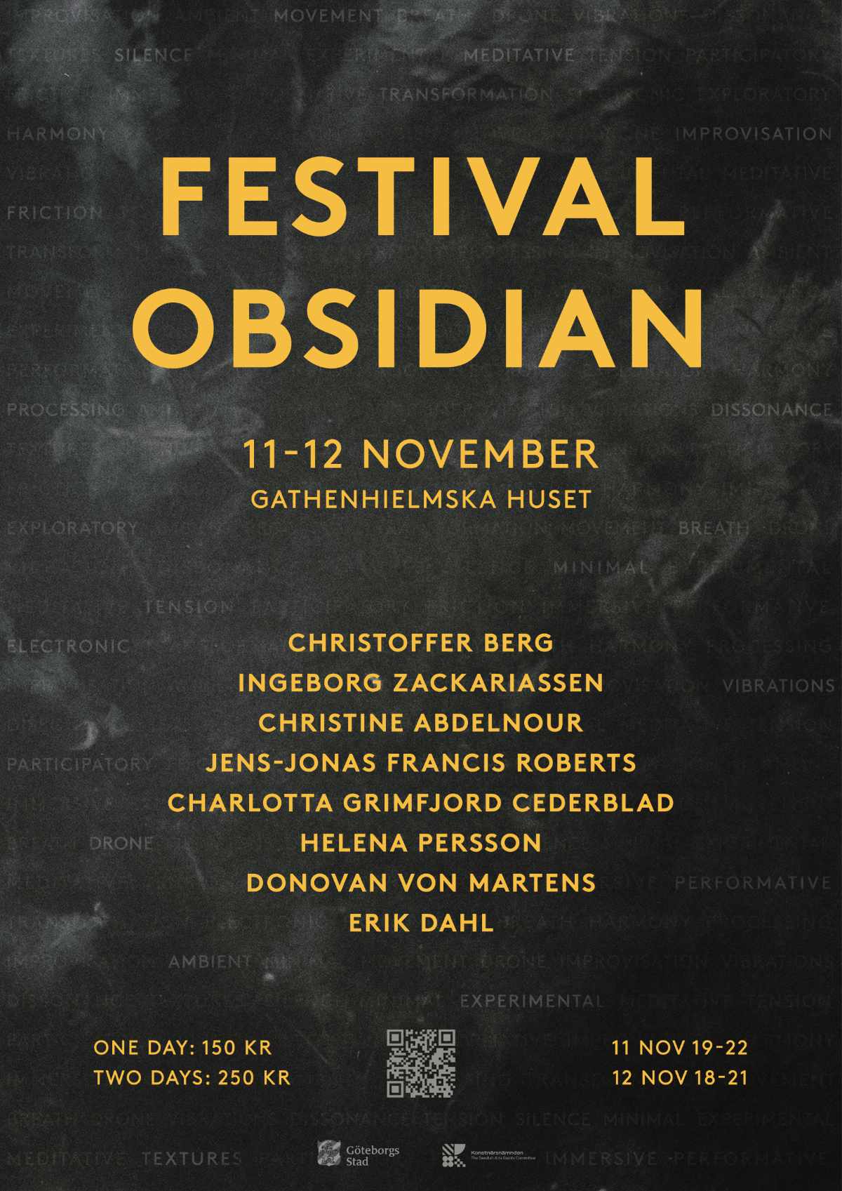 Festival Obsidian Affisch 2023